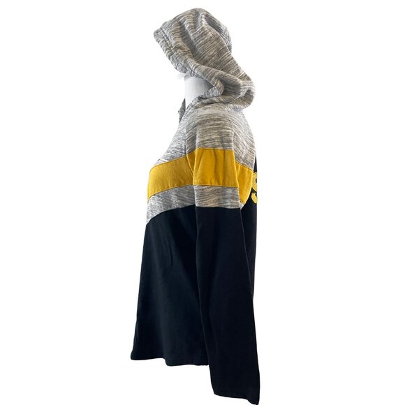 NFL Pittsburgh Steelers Hoodie Women's Colorblock S - Picture 7 of 10